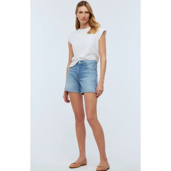 Madewell Pants - Madewell The Perfect Vintage Mid-Length Jean Short in Greenan Wash Size 26 EUC